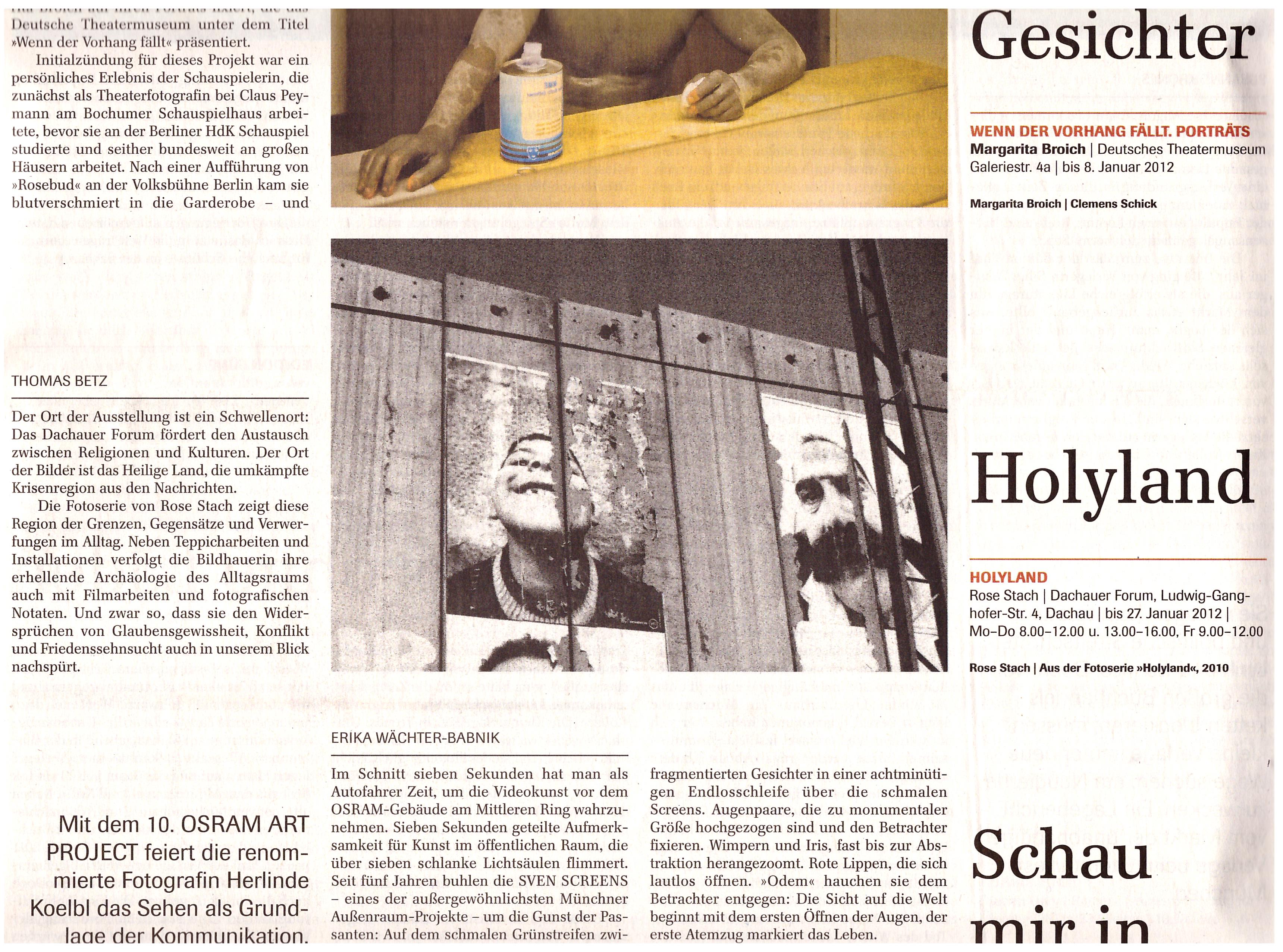 Münchner Feuilleton Rose Stach